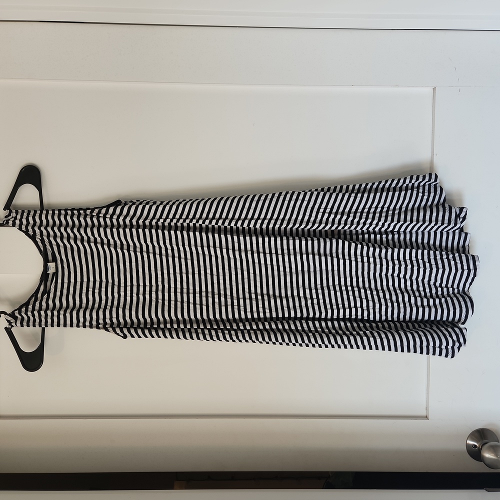 Striped Midlength Dress